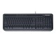 MICROSOFT Tastatur Wired Keyboard 600 / USB / schw