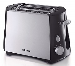 Toaster 3410 / Silber-Schwarz
