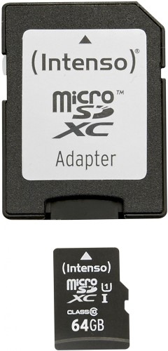 Micro SD Card 64GB UHS-I inkl. SD Adapter