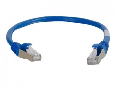 Kabel / Cat6a Shielded Patch 0.5 m Blue