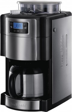 Buckingham Grind & Brew Thermo Kaffeemaschine / Edelstahl-Schwarz