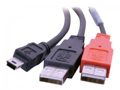 Kabel / 2 m USB 2.0 2A Male/B Male Ycbl 