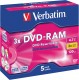 Verbatim Speichermedien DVD-RAM 4,7GB 3X 5er JC